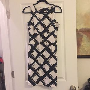 Limited black and white sheath